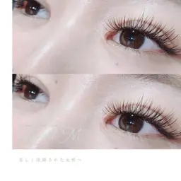 《モデル様価格❤️‍🔥》セーブルエクステ80本/LED変更＋550円（オフ代込/リペア可）