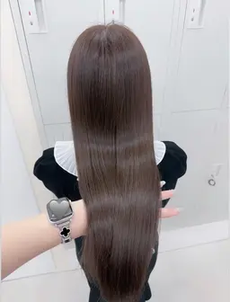 【ブリーチ履歴のない方限定】 ⭐️ワンカラー➕Aujua 3STEP Treatment ⭐️