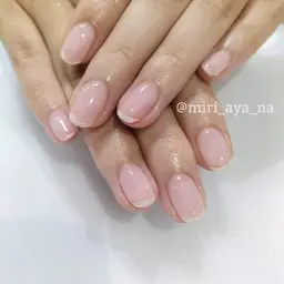 【オフ有り】8月限定🥂クリアジェルネイル【ハンド】