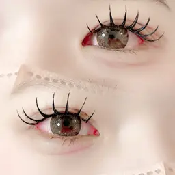 🎀フラットラッシュ片目50/50🎀練習モデル🎀