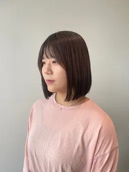 【髪にドラマを】髪質改善ストレート+艶カラー