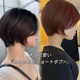 『ショートカット限定💇‍♀️』  カット＋カラー＋トリートメント¥8340 土日祝日¥10000