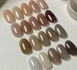 ✨当日予約限定✨【hand/オフなし】秋冬色🤎ふんわり透け感うる艶ワンカラー ➕自慢の丁寧ケア込み