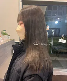 《新規限定》💐(ブリーチなしで高発色)透明感ダブルカラー+カット💐