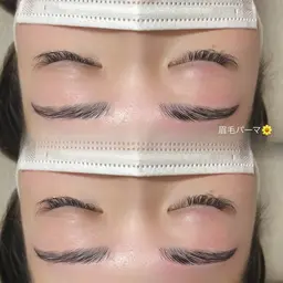 眉毛パーマ🪽（間引き・カット付き）