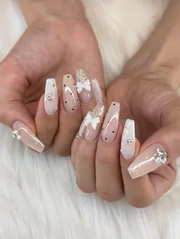 【期間限定】Mサイズ長さだし10本フリーデザイン♡オフケア込み‼︎