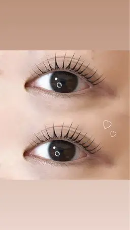 🌷上まつ毛パーマ【カールデザイン】➕束感コーティング🌷