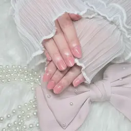🩵練習モデル募集♡オフなしjrハンドワンカラーネイル🩵