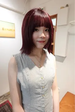【👒9月限定クーポン✨】赤髪🌺暖色系color🍇(秋に向けてこっくり暖色カラーさせていただける方募集しております)