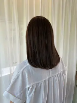 【天使の艶】カット+ケアカラー+トリートメント