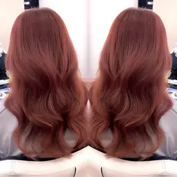 ブリーチなしWカラー➕集中ケア超音波トリートメント