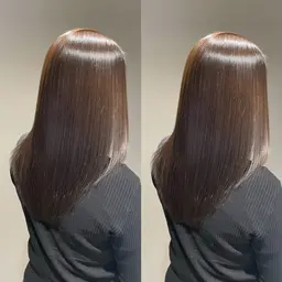 【癖毛からさようなら🪞✨】ブリーチ縮毛矯正+カット+5step髪質改善トリートメント