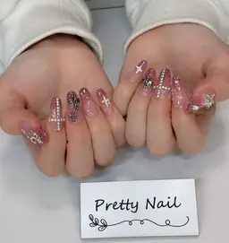 【オフ無し】ハンドネイル 🎀持ち込みつけ放題デザインコース5200​〜​デザインによって✨