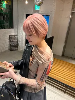 ダブルカラー＋カット＋艶トリートメント