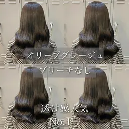 ✔️【人気No.1🫧】カット➕髪質改善メテオカラーレベル2🪞【赤み消し/オリーブ/グレージュ/レイヤーカット/韓国】