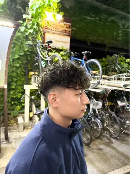 👽笛吹 翼限定クーポン👽 メンズカット➕パーマ➕トリートメント