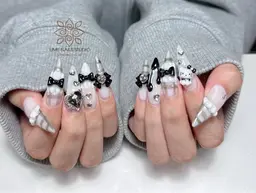 チップ長さ出し10本+アートやり放題+パーツつけ放題(最大120分)