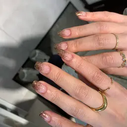 オフありラメグラデーション✨💅🏻