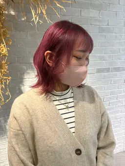 ✨ケアブリーチ使用✨🌈Wカラー￥18700→￥10450