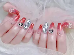 人気NO.1🌸🌸チップ長さだし+10本持ち込みデザインやり放題＋パーツつけ放題🌸7980