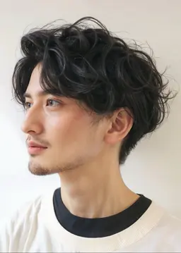 【第一印象は髪型で決まる！】メンズスパイラルパーマ＋カット💇