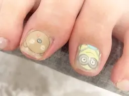 フット オフ込み🩵キャラクターネイル(親指のみ)