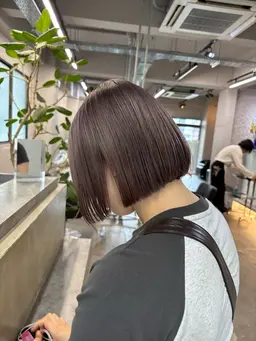 【ボブカット➕ケアストレート50%off menu⭐️】初回☆ダメージレス/簡単スタイリングで決まるボブ✂️