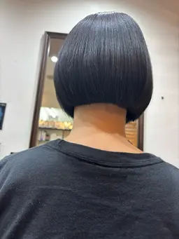 🍒切りっぱなしボブ(スタイル指定)＋シャンプー