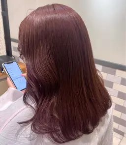 ⭐️平日限定⭐️ブリーチなしケアカラー＋トリートメントモデル様