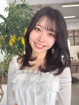 小顔フィットカット💇‍♀️+透明感カラー＋うる艶トリートメント