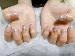 ラメグラデーション（オフがある方は＋500円かかります。）