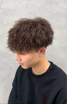 🔥人気No.2メニュー🔥メンズカット+ツイストスパイラルパーマ