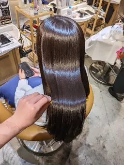 ✨️土、日、祝日人気No.1✨️2ステップ超音波アイロントリートメント+カット+ケアフルカラー