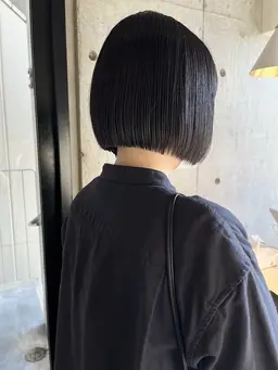 切りっぱなしボブ