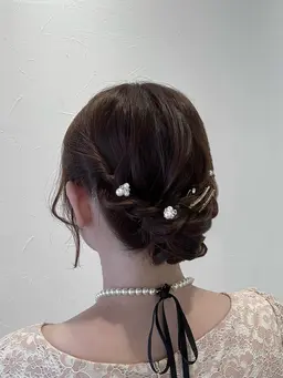 人気Ｎｏ.1👑✨️【気分上げたい日に⋆⸜🎀⸝‍⋆】可愛いお呼ばれヘアアレンジ♡♡