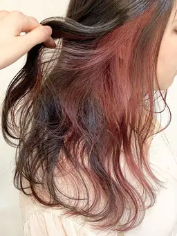 【さりげなくオシャレを楽しむ】ブリーチ込インナーカラー＋3stepケアトリートメント