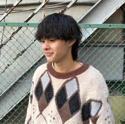 【U24限定】メンズカット＋波巻きパーマ＋保湿トリートメント付き