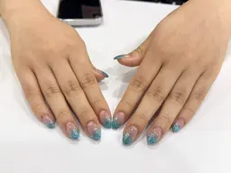 ソフトジェルオフあり ラメグラデーションorワンカラー