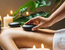 【心身の疲れをリセット】ホットストーンマッサージ60分