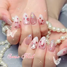 💕💕 持ち込みデザインやり放題💕パーツつけ放題💕デザイン10本5500【ジェルオフ+500円】