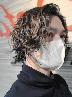 メンズパーマ＋カット￥7000