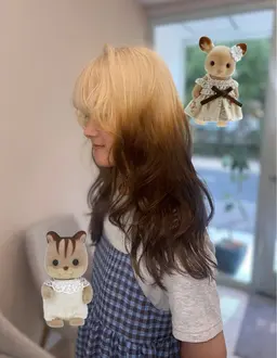 【大人気ルーツカラー専用メニュー】ブリーチ＋デザインカラー＋トリートメント込み(定額)🤍🤎