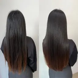 【ブリーチ毛の縮毛矯正✨】 縮毛矯正🩵➕似合わせカット💇♀️➕ケアトリートメント 5千円分プレゼント