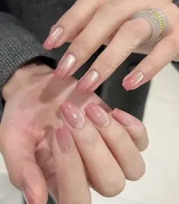 🫧🫧マグネット+カラーグラデーション🩵ソフトジェルオフ＋550円
