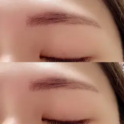 アイブロウスタイリング　（アイブロウWax）お仕上げメイクなし✨