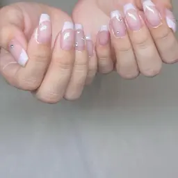 🩰ྀིHand🫧フレンチネイル🪽(ベースカラー有💅)初回ジェルオフケア込