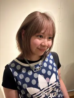 【1名限定】ブリーチリタッチ+カラー🤍