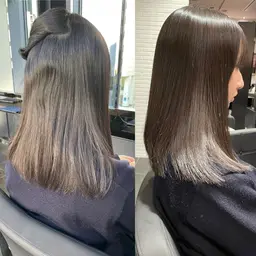 【✨今だけ特別料金✨】美髪ストレート+ケアトリートメント22,000円→10,000円税込【リタッチ🉑】