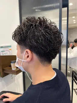 🎶メンズ限定🎶カット&特殊パーマ《スパイラル・波巻き》《頭皮洗浄marrb付》
