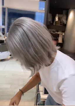 【Ｗカラー(ブリーチ込)＋4stepシステムトリートメント】  🌷 ※シャンプー・ブロー込み